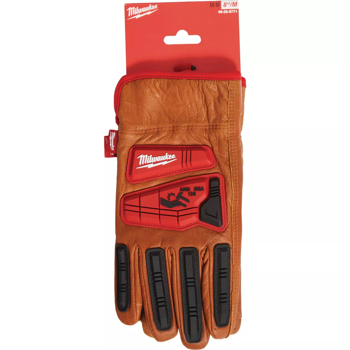 Milwaukee Impact Cut Level 3 Unisex Medium Goatskin Leather Work Gloves - photo 4