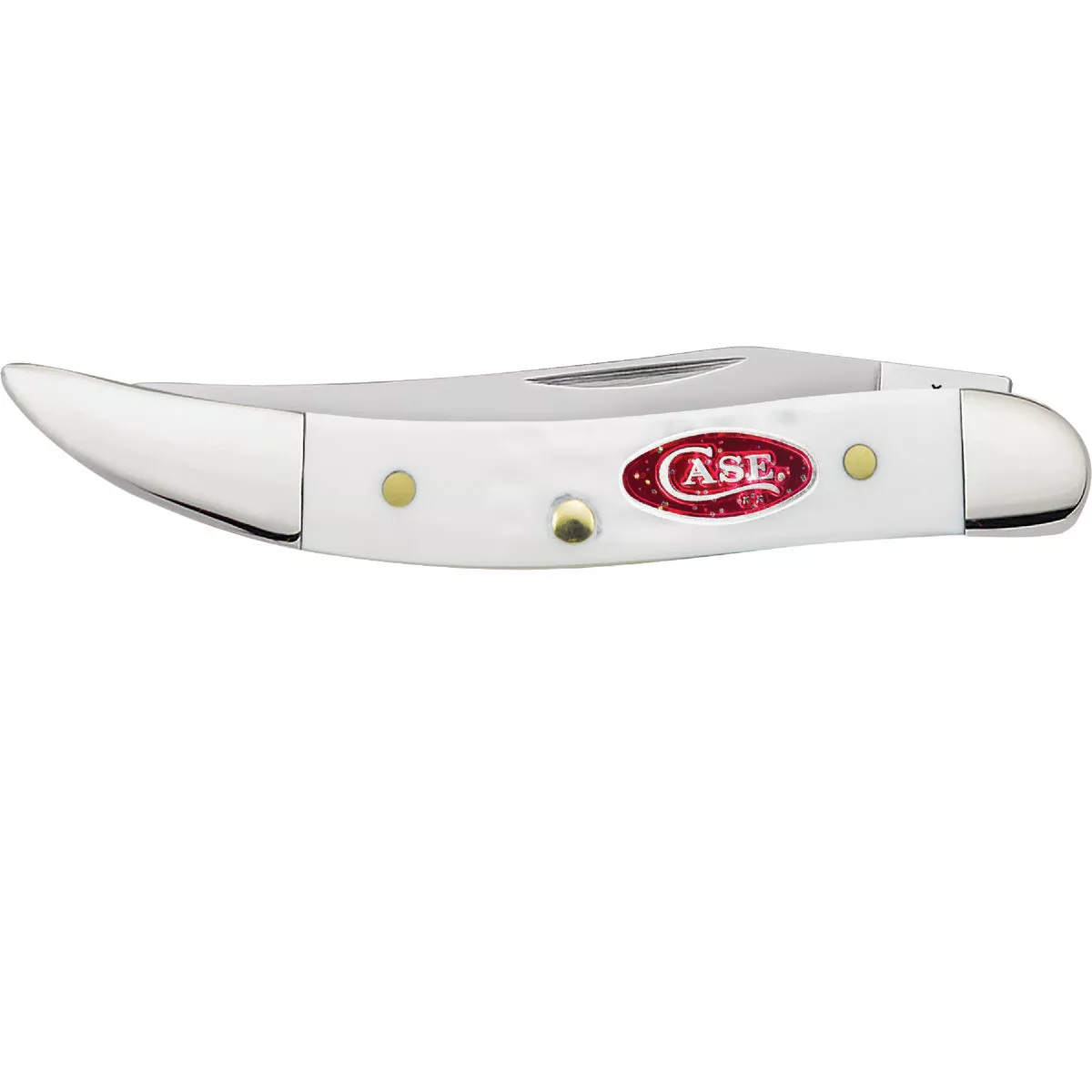 Case SparXX 2.25 In. Standard Jig White Synthetic Small Texas Toothpick Pocket Knife - photo 2