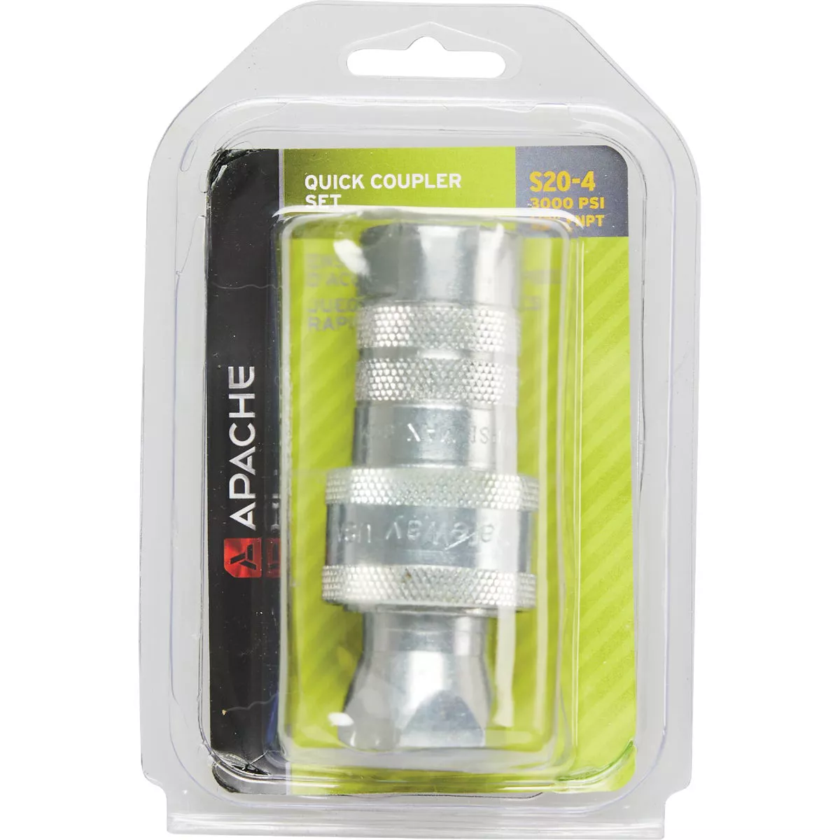 Apache 1/2 In. FNPT Steel Zinc-Plated Hydraulic Hose Coupler - photo 2