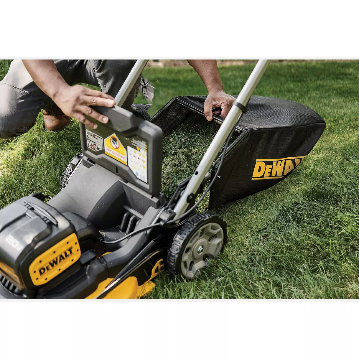 DEWALT 21 In. 60V Max Lithium Ion Brushless Push Cordless Lawn Mower - photo 3