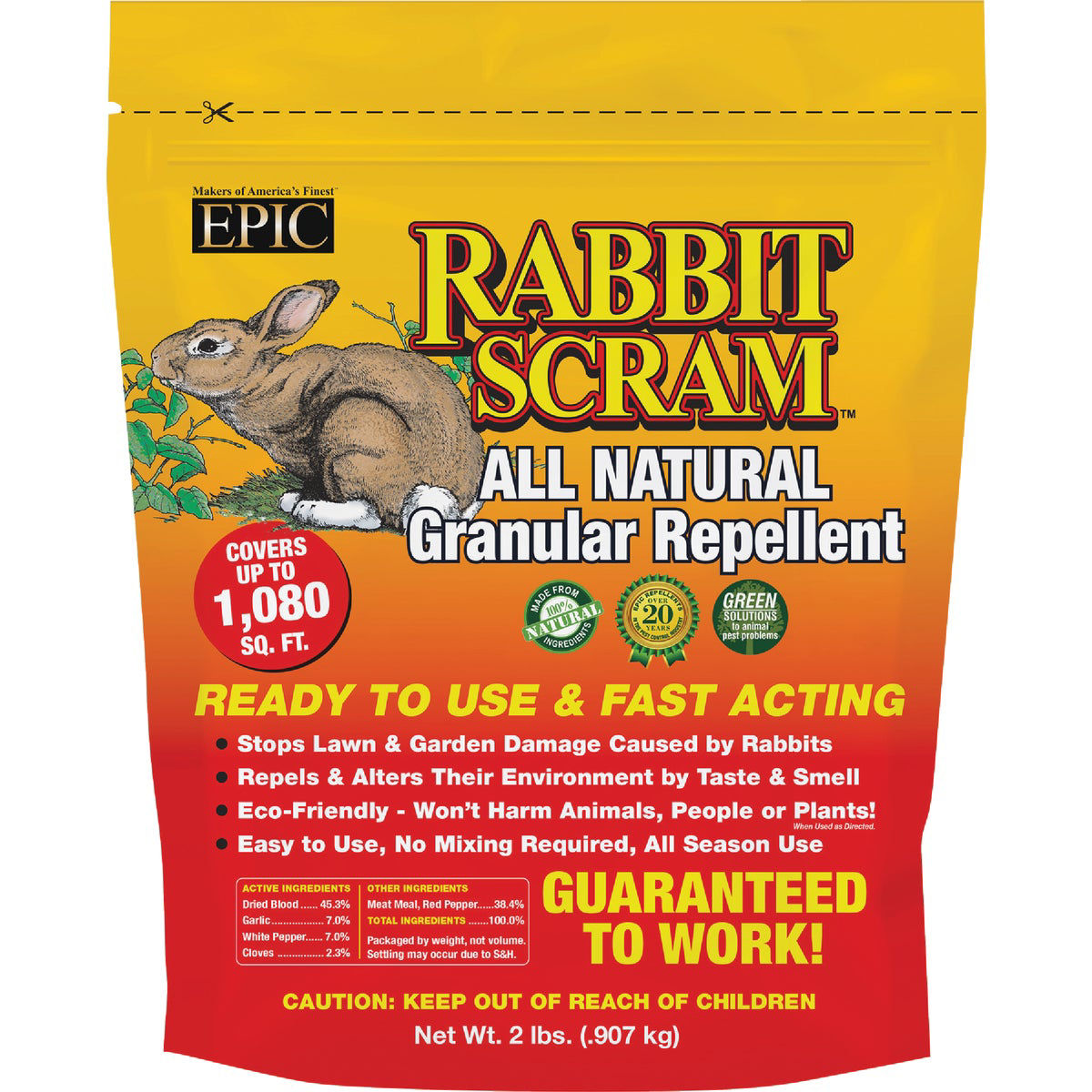 Rabbit Scram 2 Lb. Granular Organic Rabbit Repellent | Do it Best