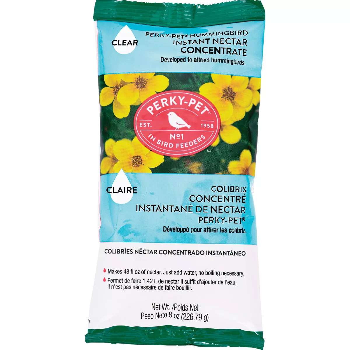 Perky-Pet 8 Oz. Clear Powder Concentrate Hummingbird Nectar