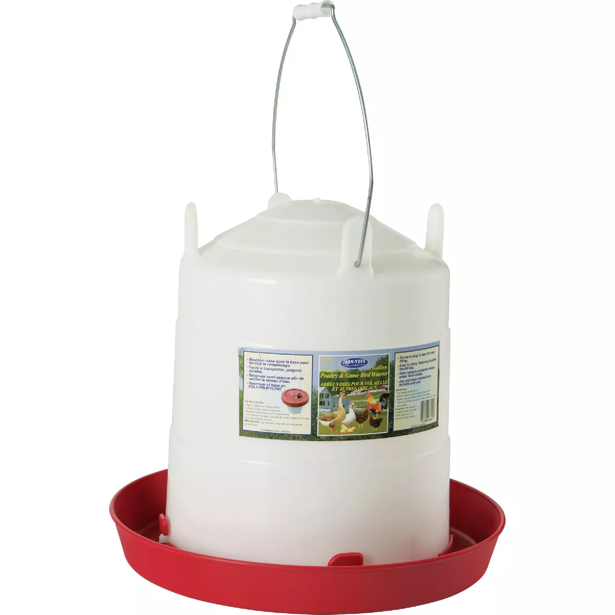 Farm-Tuff 3 Gal. Poly Bottom Fill Poultry Fountain - photo 3