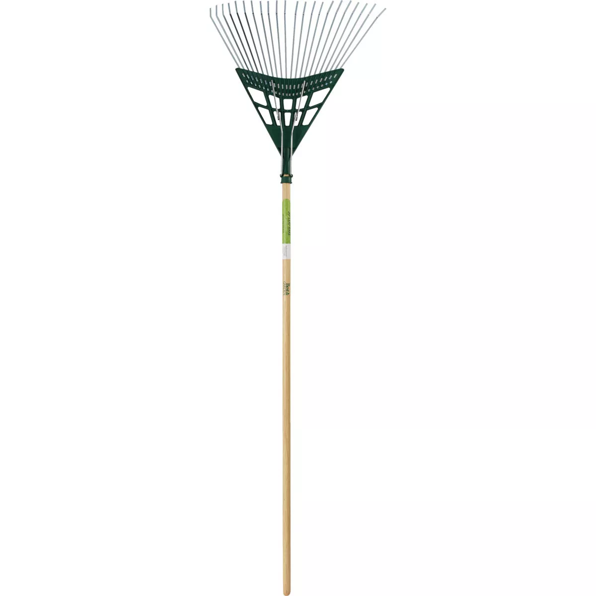 Best Garden 20 In. Steel Leaf Rake with 48 In. Wood Handle (22-Tine) - photo 2