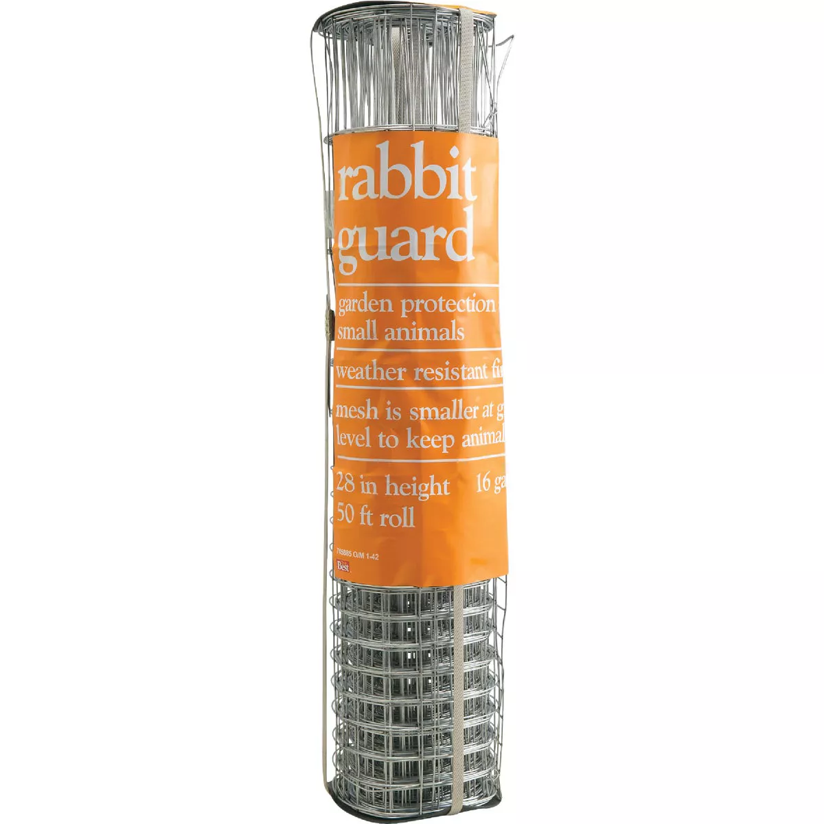 Rabbit Guard 28 In. H. x 50 Ft. L. Galvanized Wire Garden Fence, Silver - photo 2