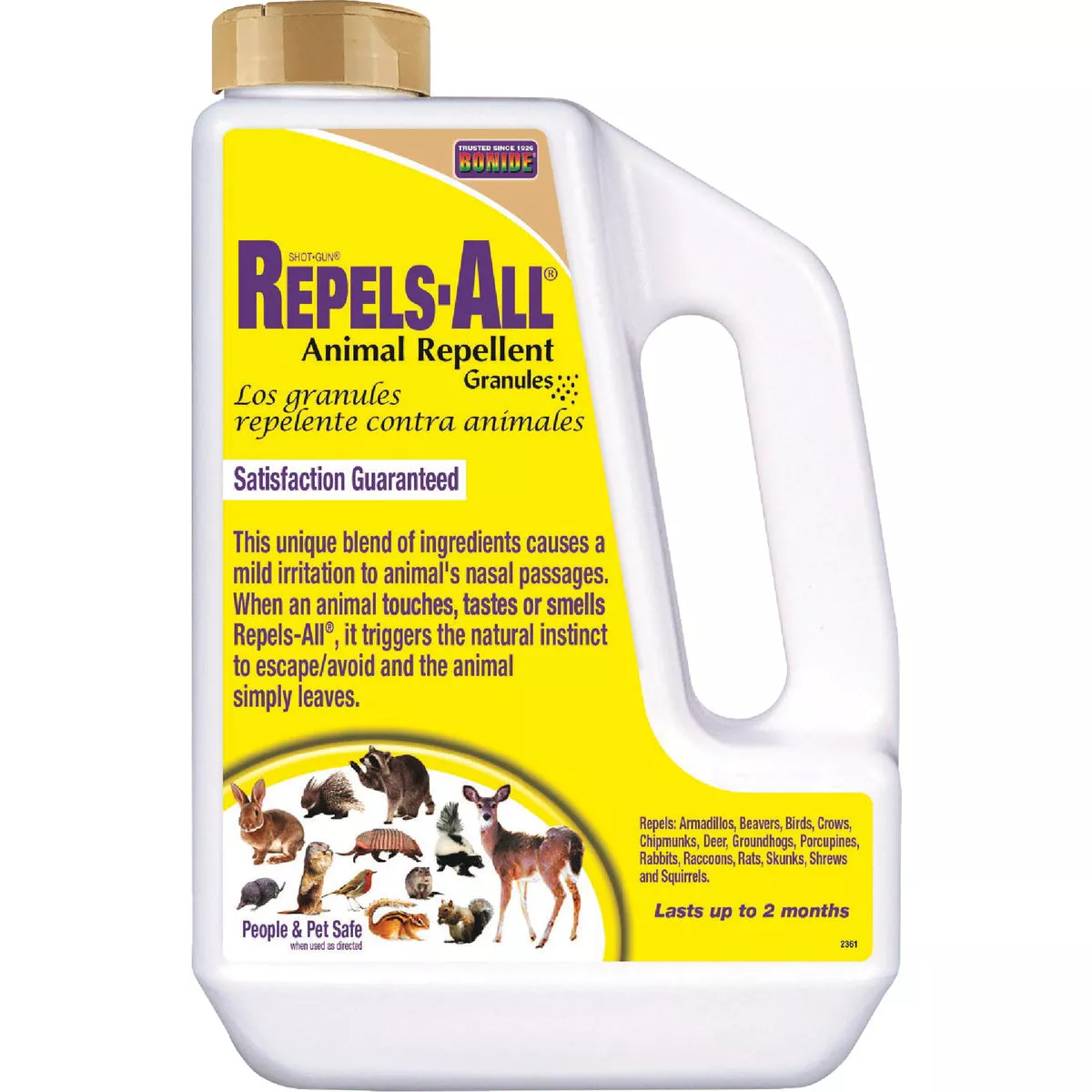 Bonide Repels-All 3 Lb. Granules Animal Repellent