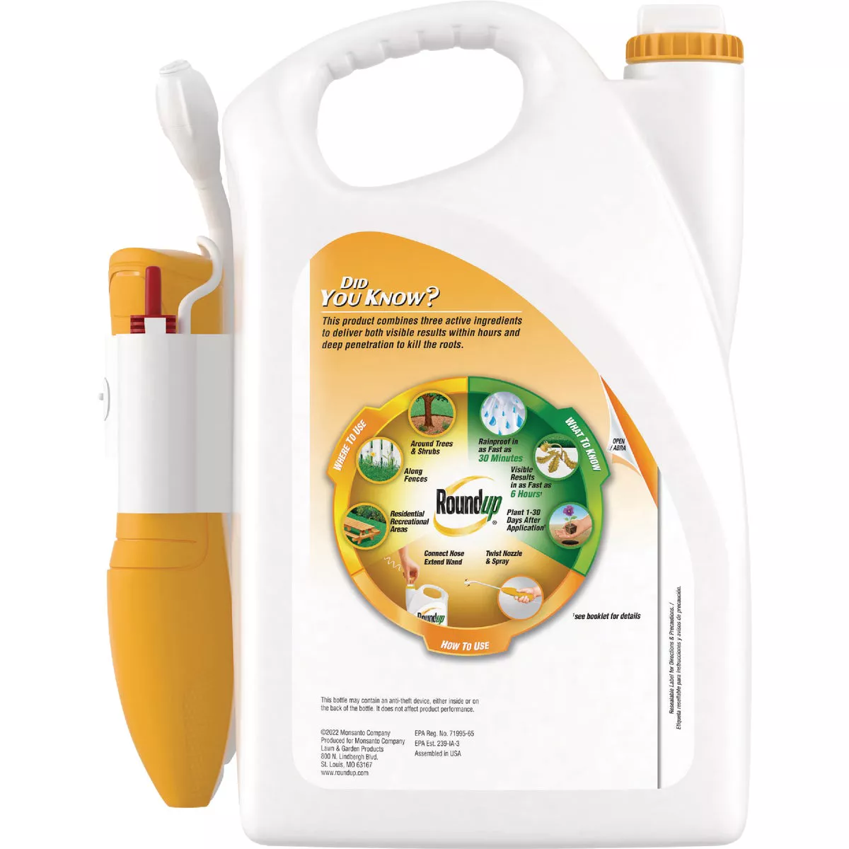 Roundup 1 Gal. Exclusive Formula Poison Ivy Plus Tough Brush Killer with Comfort Wand - photo 2