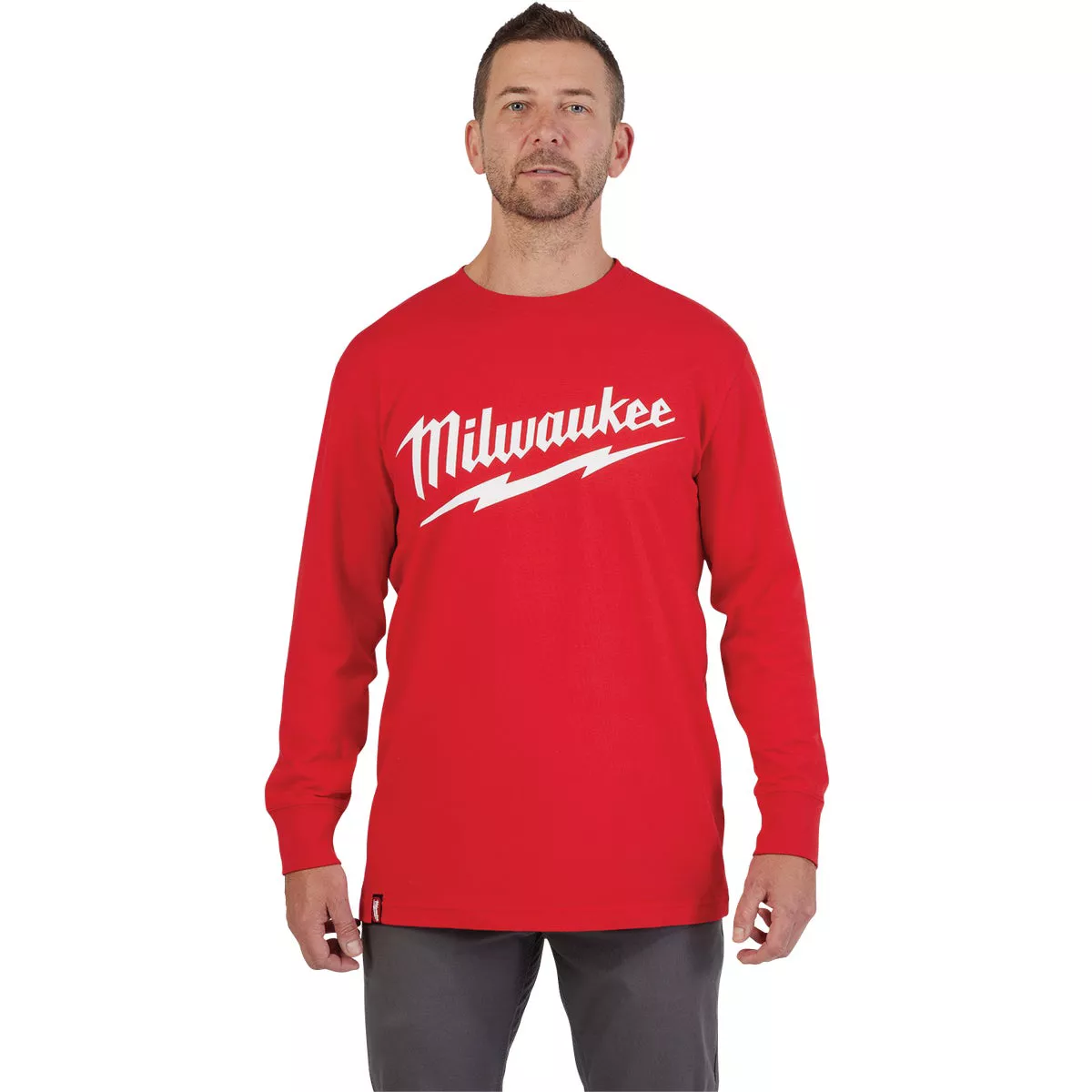 Milwaukee Medium Red Long Sleeve Men's Heavy-Duty Shirt - photo 2