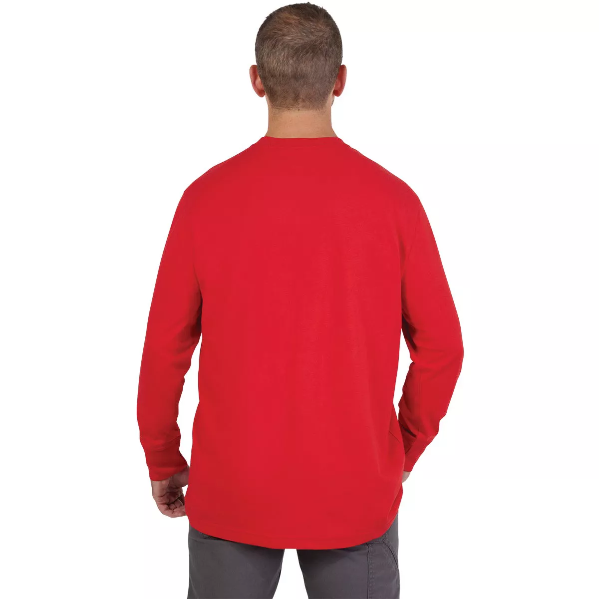 Milwaukee Medium Red Long Sleeve Men's Heavy-Duty Shirt - photo 3