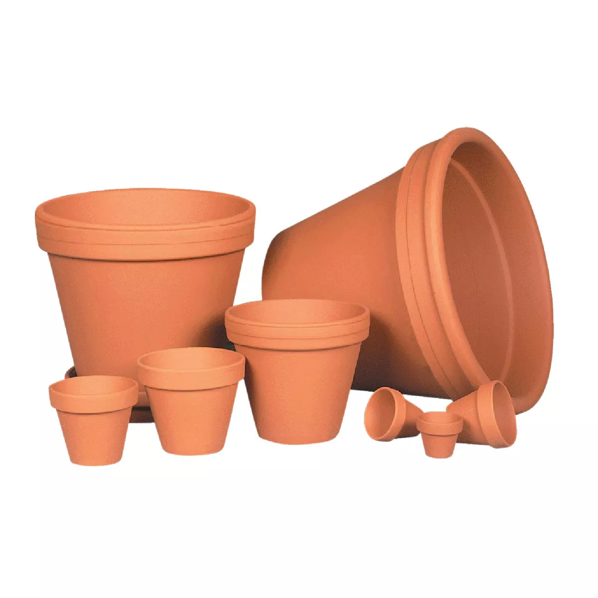 Deroma 6.3 In. Red Terra Cotta Clay Standard Planter - photo 2