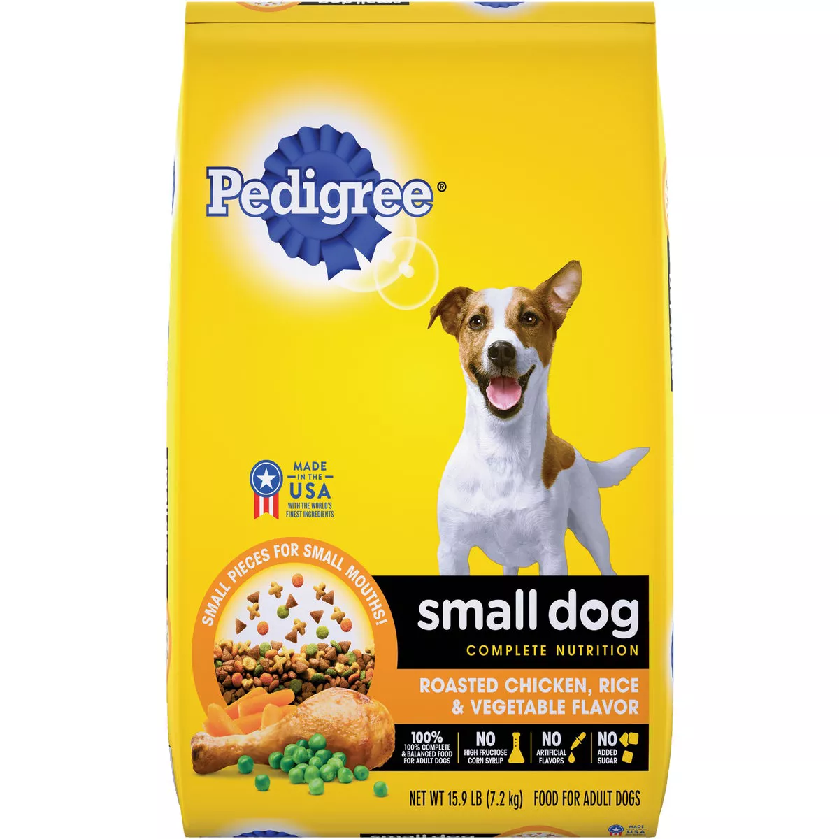 Pedigree Small Dog Complete Nutrition 14 Lb. Roasted Chicken, Rice, & Vegetable Adult Dry Dog Food