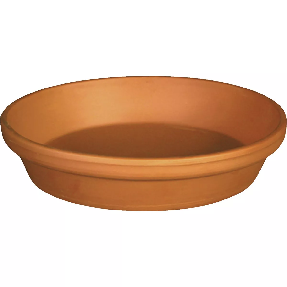 Deroma 9.1 In. Red Terracotta Clay Standard Saucer