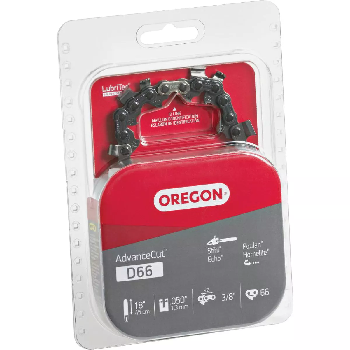 Oregon D66 AdvanceCut Saw Chain for 18 in. Bar - 66 Drive Links - fits Echo, Craftsman, Homelite, McCulloch, Poulan, Stihl, Skil and more - photo 3