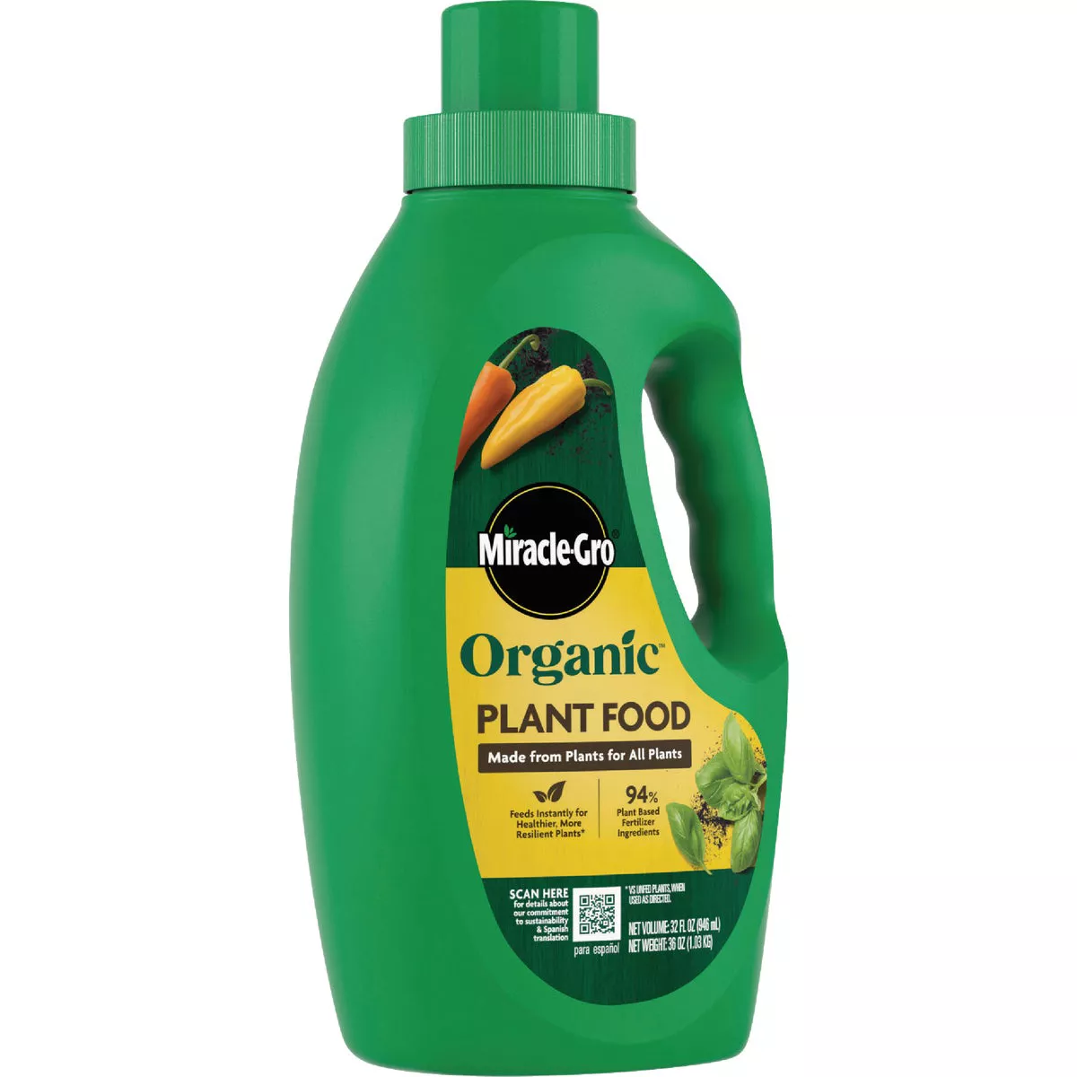 Miracle-Gro 32 Oz. Organic Liquid Plant Food - photo 4