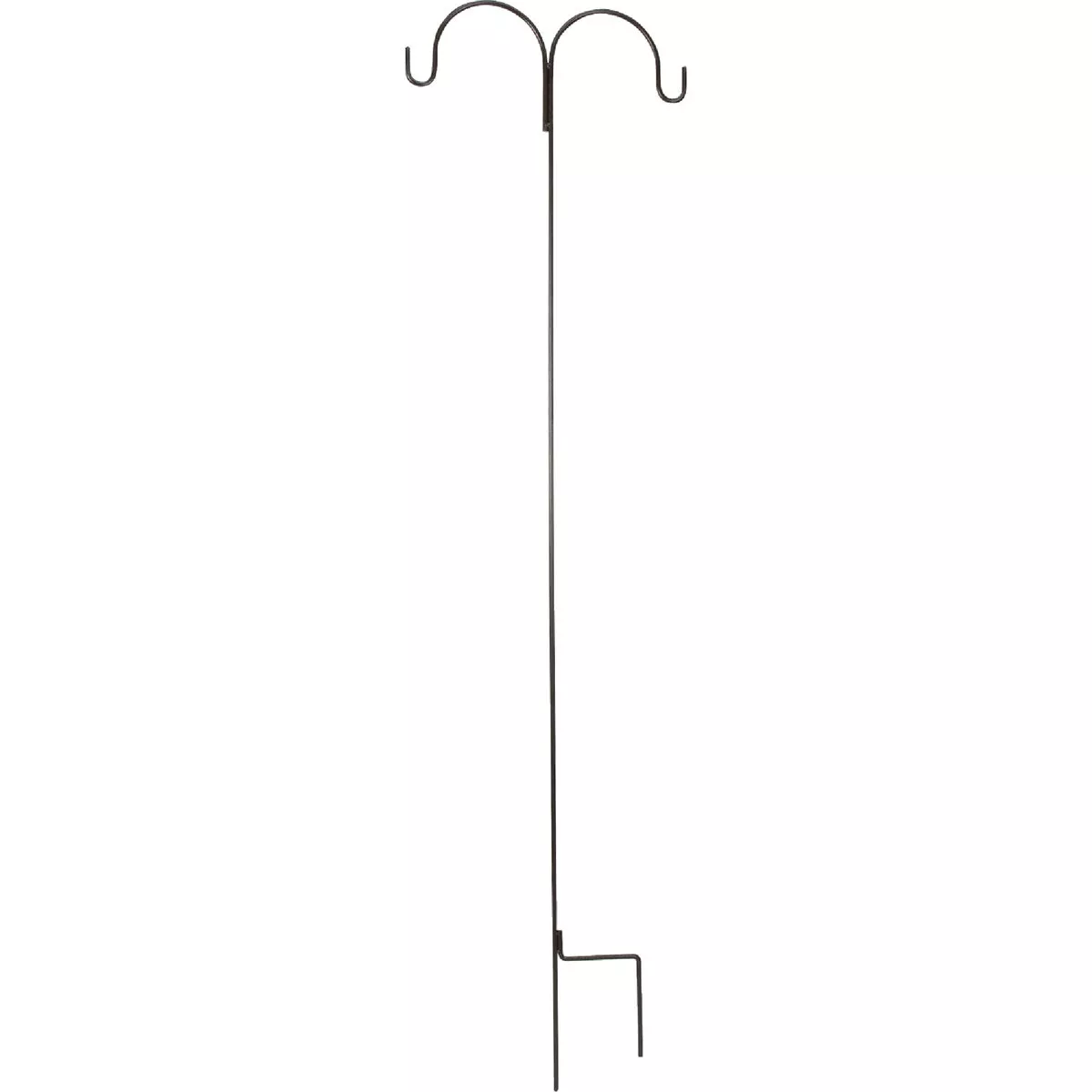 Best Garden 91 In. Bronze Wrought Iron Double Shepherd Hook