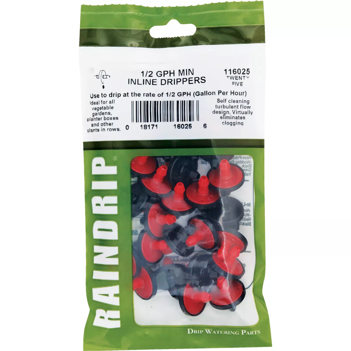 Raindrip 1/2 GPH Mini In-Line Dripper (25-Pack) - photo 2