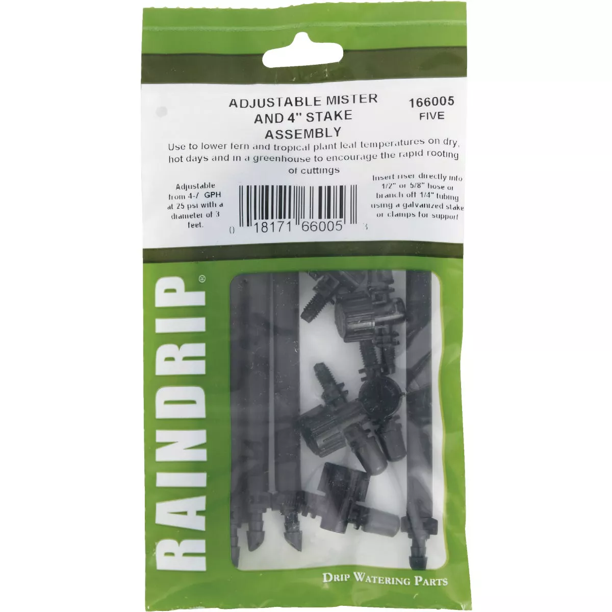 Raindrip Full Circle 4 In. Adjustable Mister with Riser (5-Pack) - photo 2