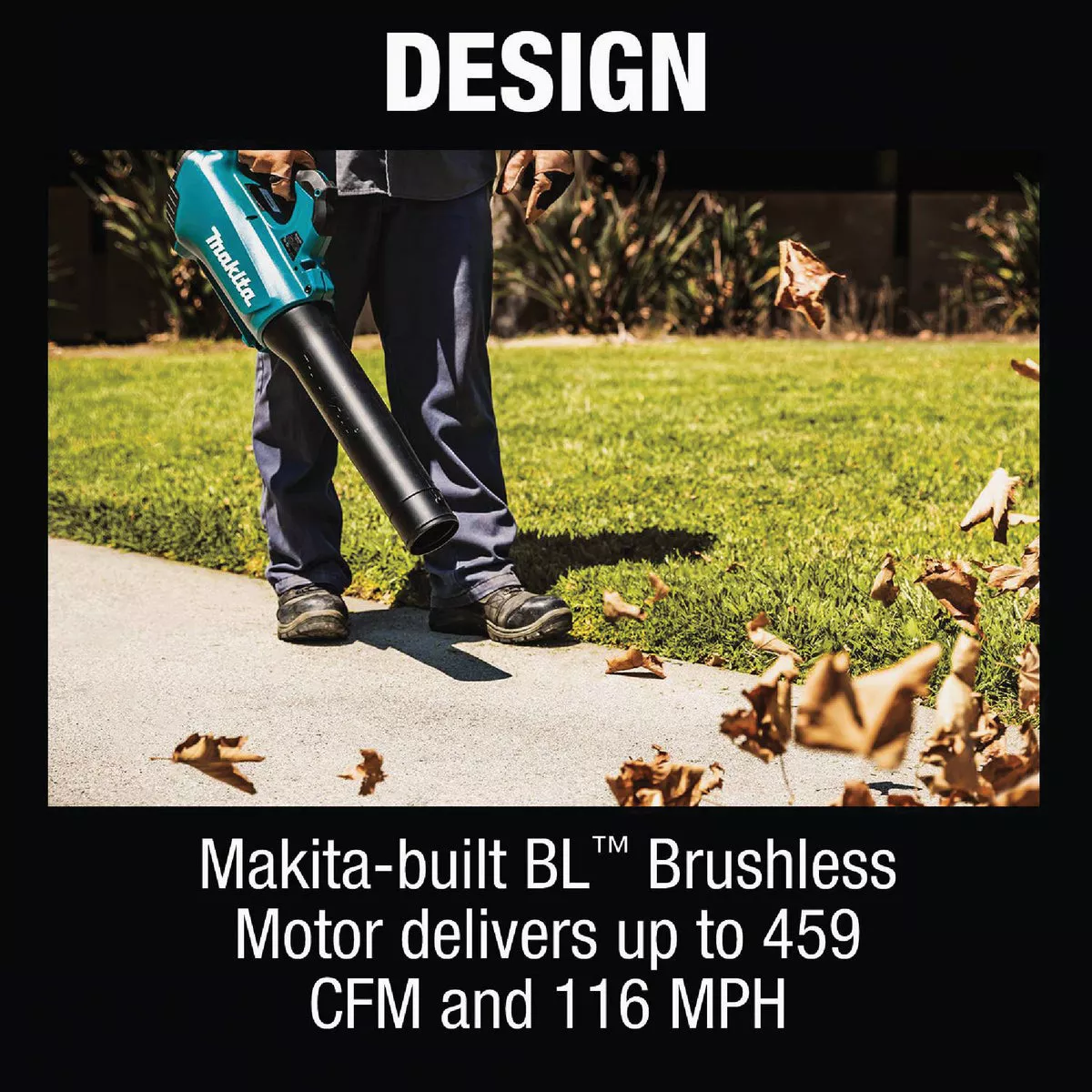 Makita 116 MPH 459 CFM 18V LXT Lithium-Ion Brushless Cordless Blower (Tool Only) - photo 5
