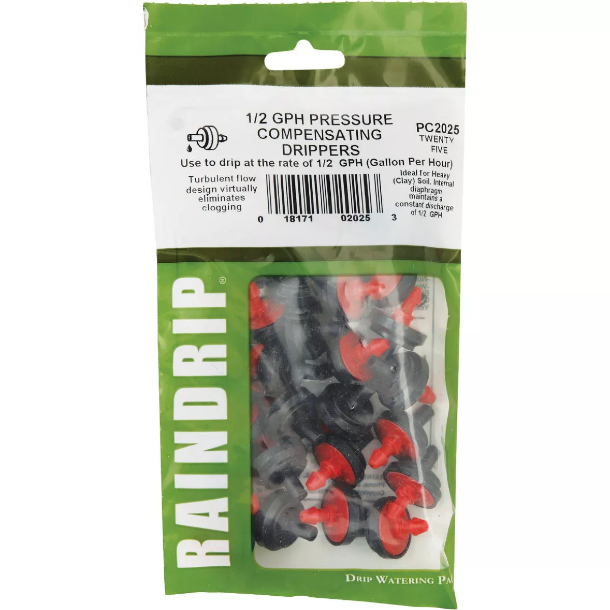 Raindrip 1/2 GPH On-Line Dripper (25-Pack) - photo 2