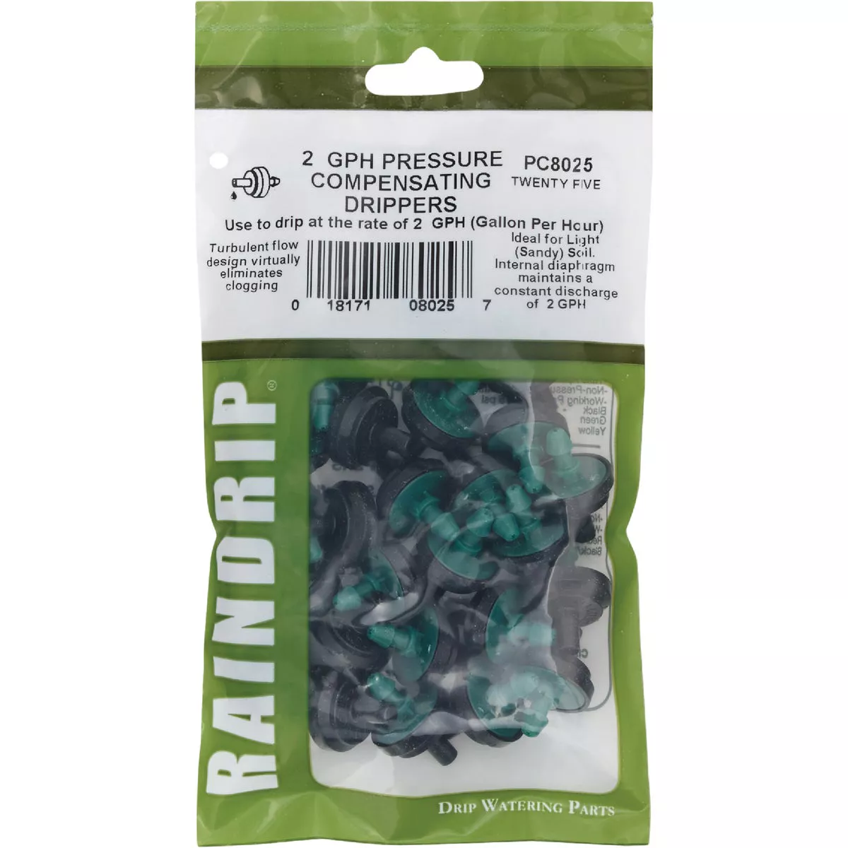 Raindrip 2 GPH On-Line Dripper (25-Pack) - photo 2