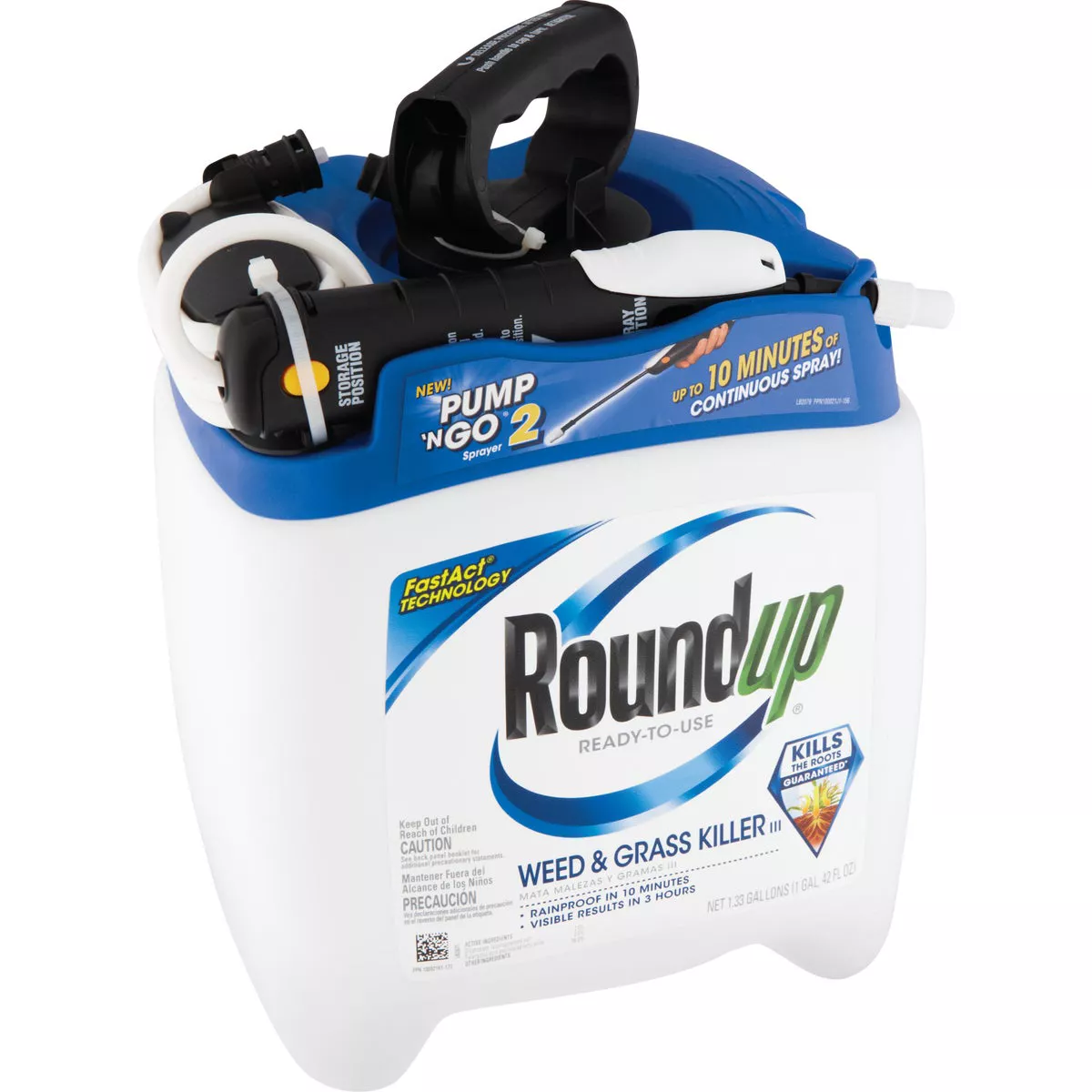 Roundup Pump 'N Go 1.33 Gal Ready-To-Use Wand Sprayer Weed & Grass Killer III - photo 4