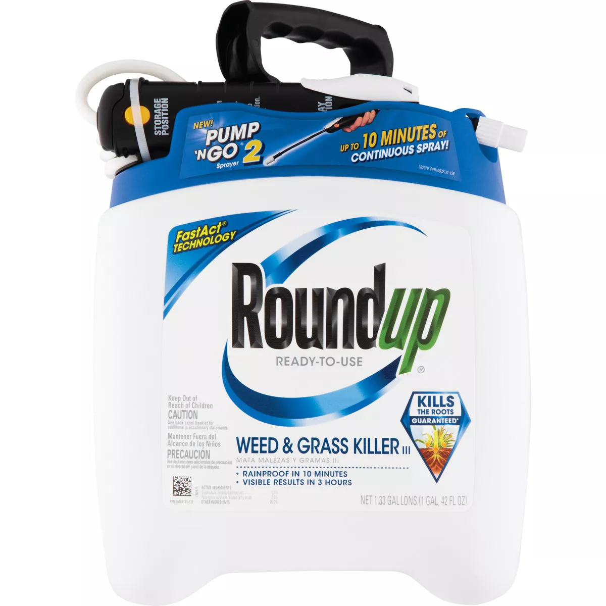 Roundup Pump 'N Go 1.33 Gal Ready-To-Use Wand Sprayer Weed & Grass Killer III - photo 5