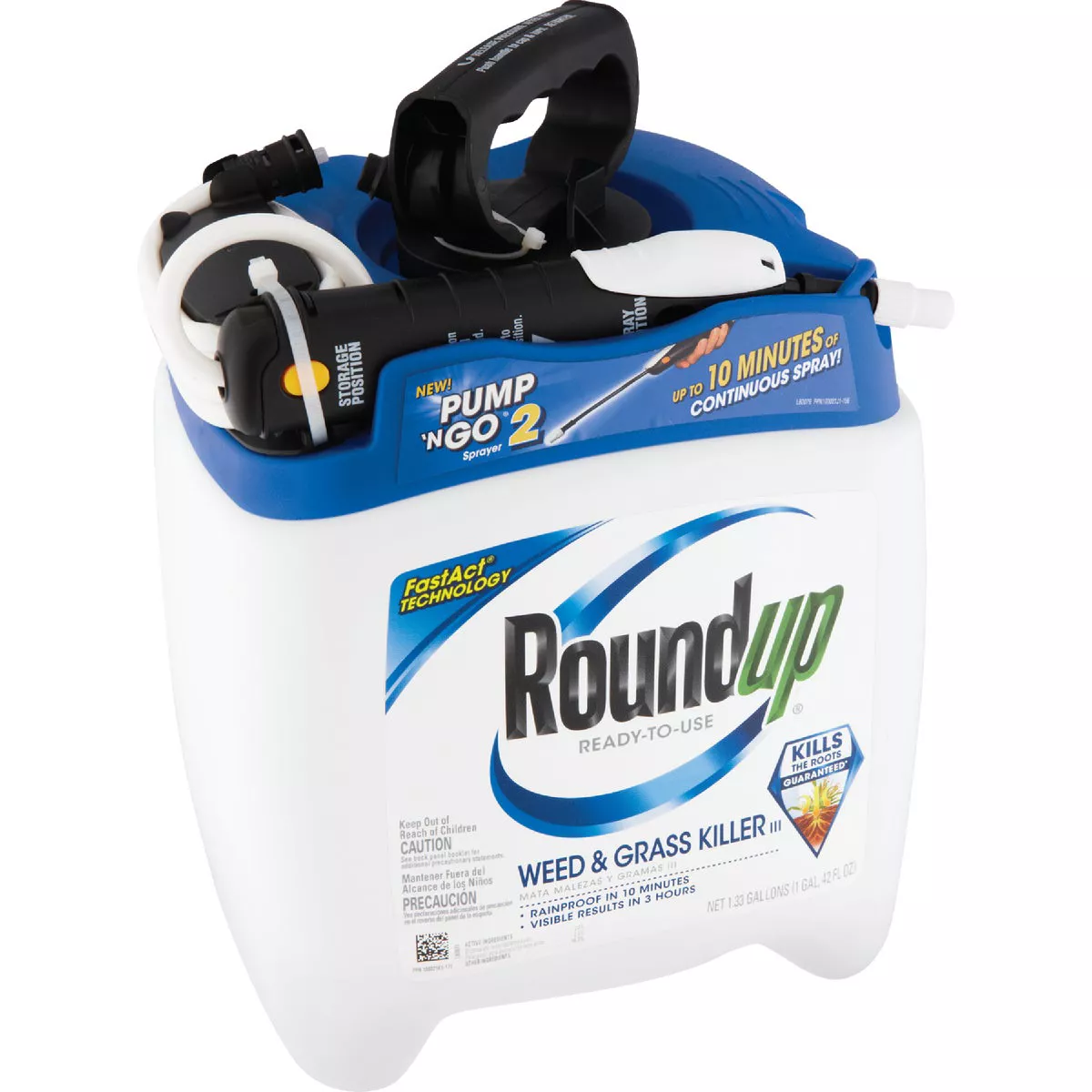 Roundup Pump 'N Go 1.33 Gal Ready-To-Use Wand Sprayer Weed & Grass Killer III - photo 3