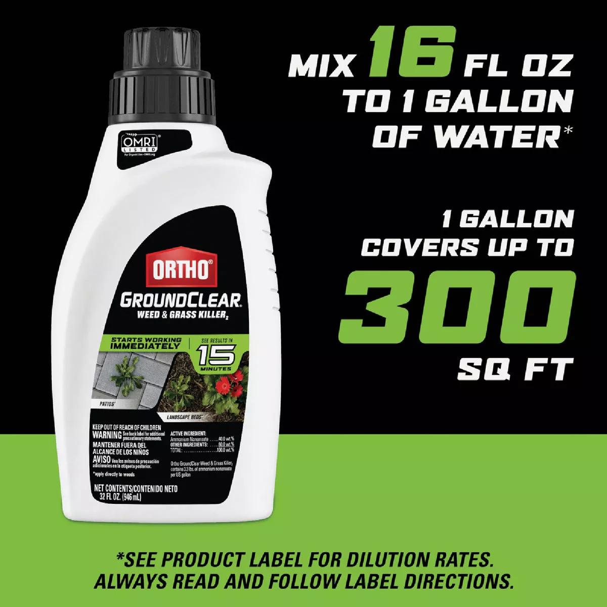 Ortho GroundClear 32 Oz. Concentrate Weed & Grass Killer - photo 8