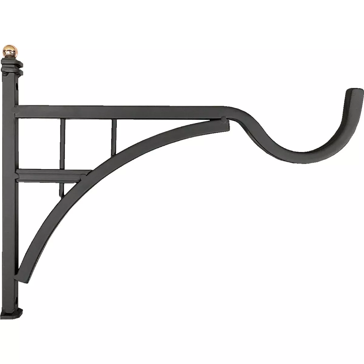 Panacea 12 In. Black Steel Modern Farmhouse Bracket | True Value Hardware