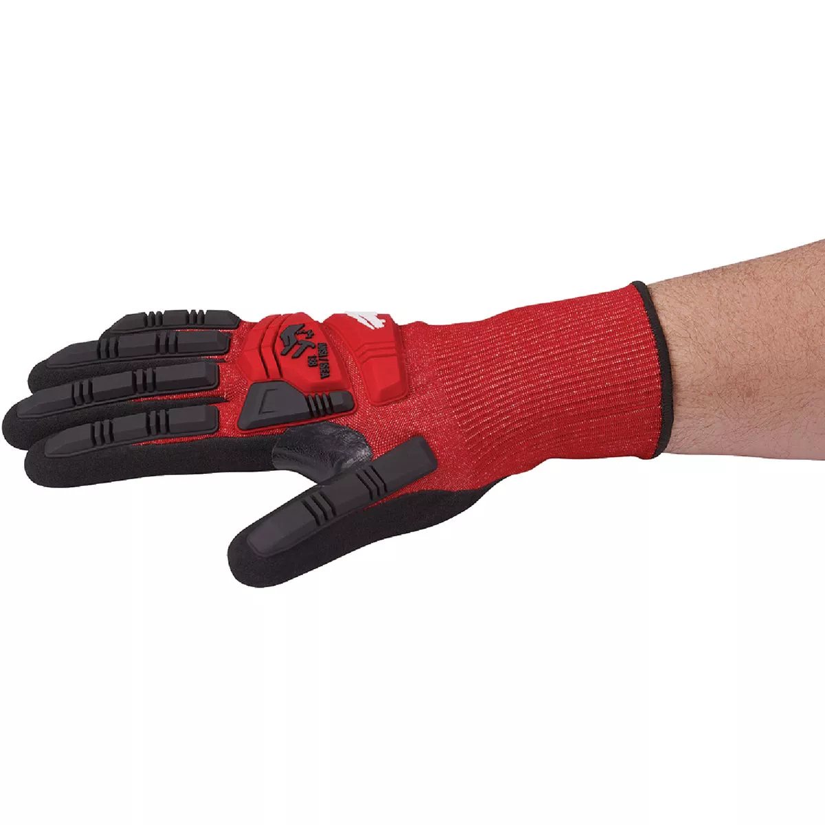 Milwaukee Impact Cut Level 3 Medium Unisex Nitrile Dipped Work Gloves - photo 4