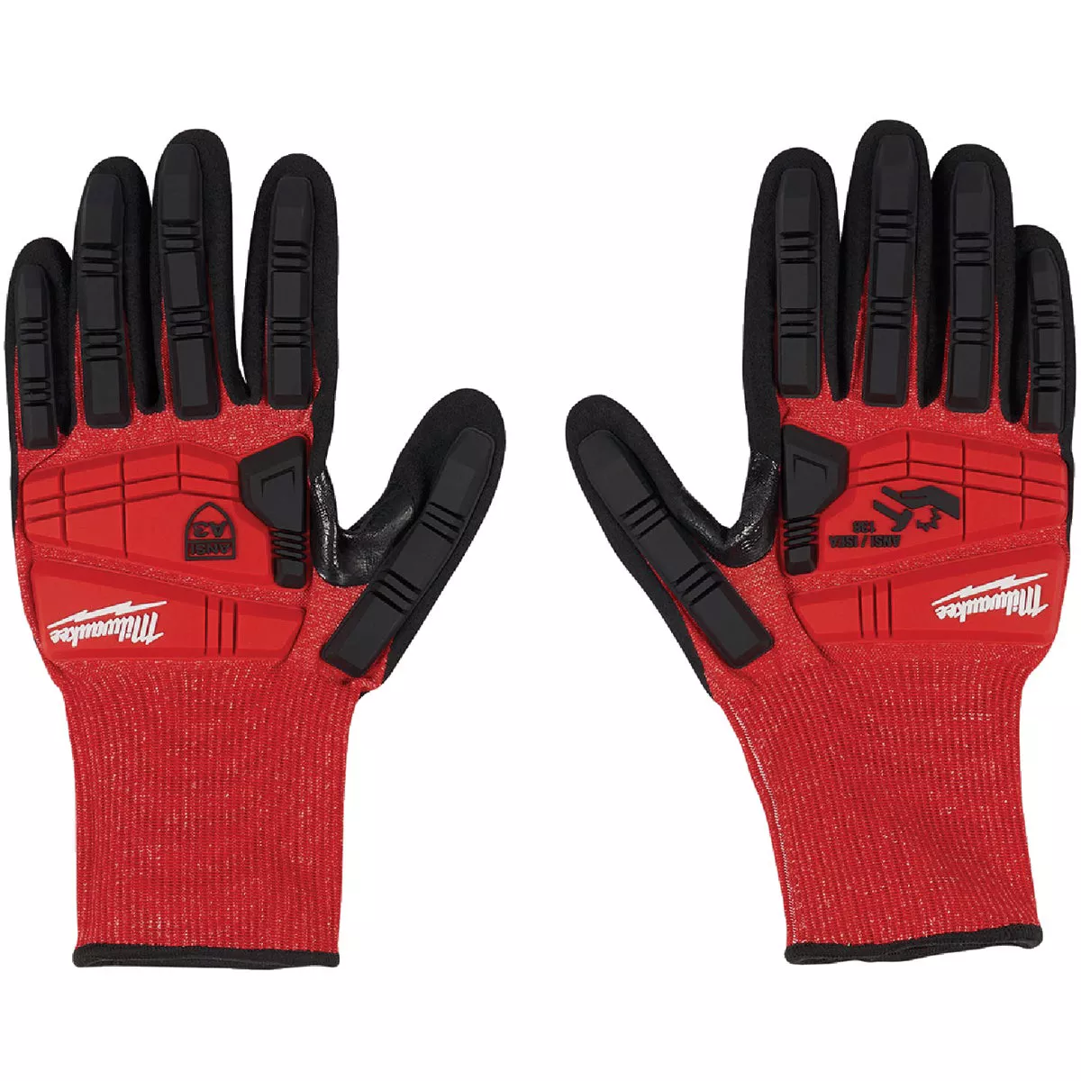 Milwaukee Impact Cut Level 3 Medium Unisex Nitrile Dipped Work Gloves - photo 5