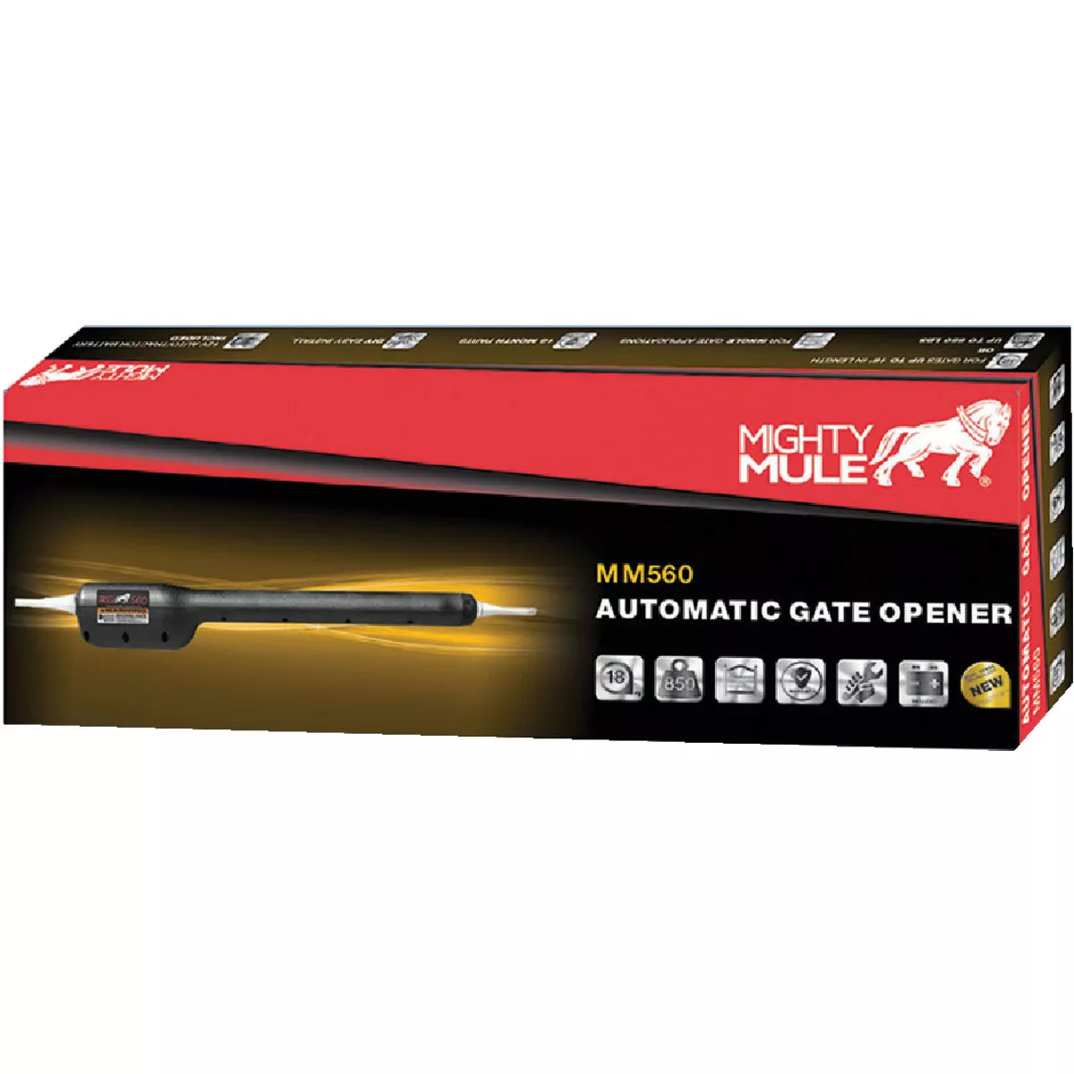 Mighty Mule MM571W 18 Ft. 850 Lb. Heavy-Duty Single Gate Opener Kit - photo 2