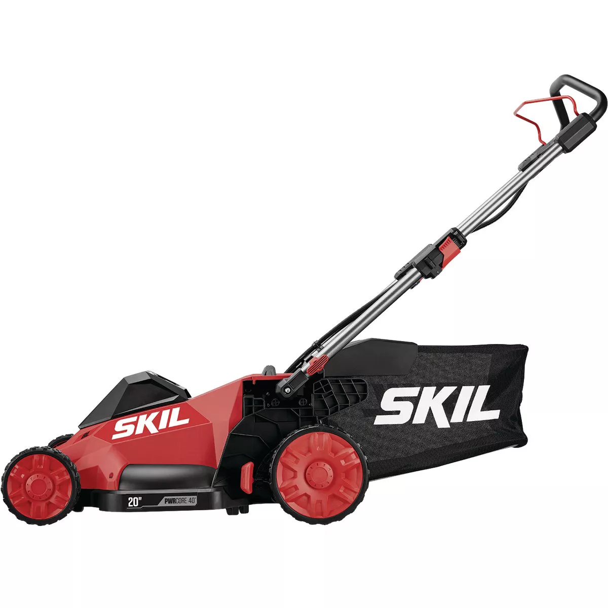 SKIL PWRCore 20 In. 40V Brushless Self-Propelled Mower Kit and AutoPWRJump Charger
