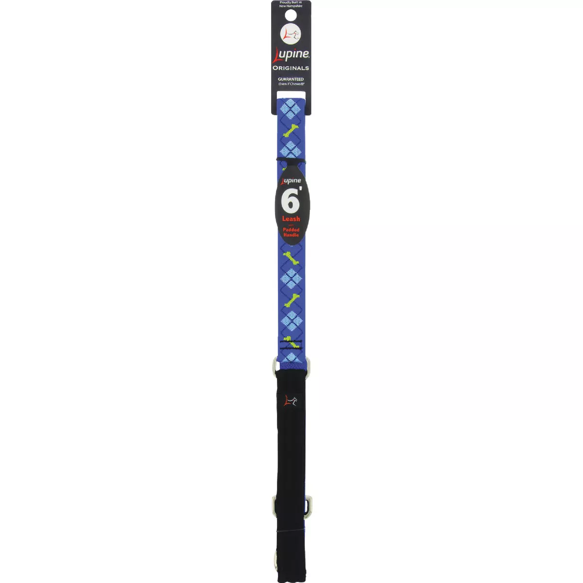 Lupine 1 In. x 6 Ft. Woven Pattern Dapper Dog Leash