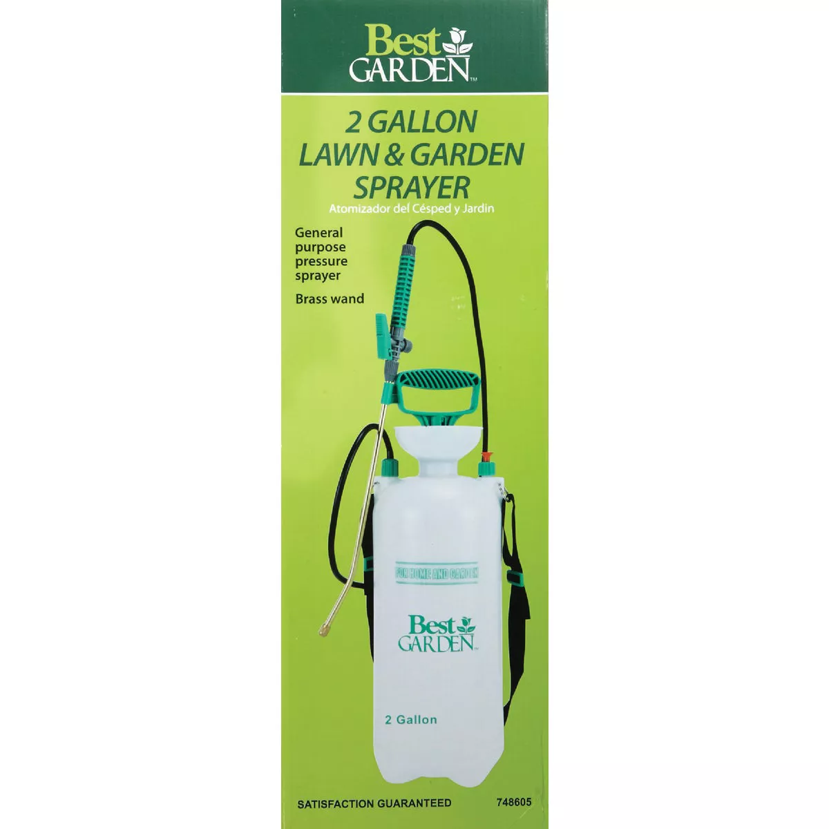 Best Garden 2 Gal. Tank Sprayer with Brass Wand - photo 2