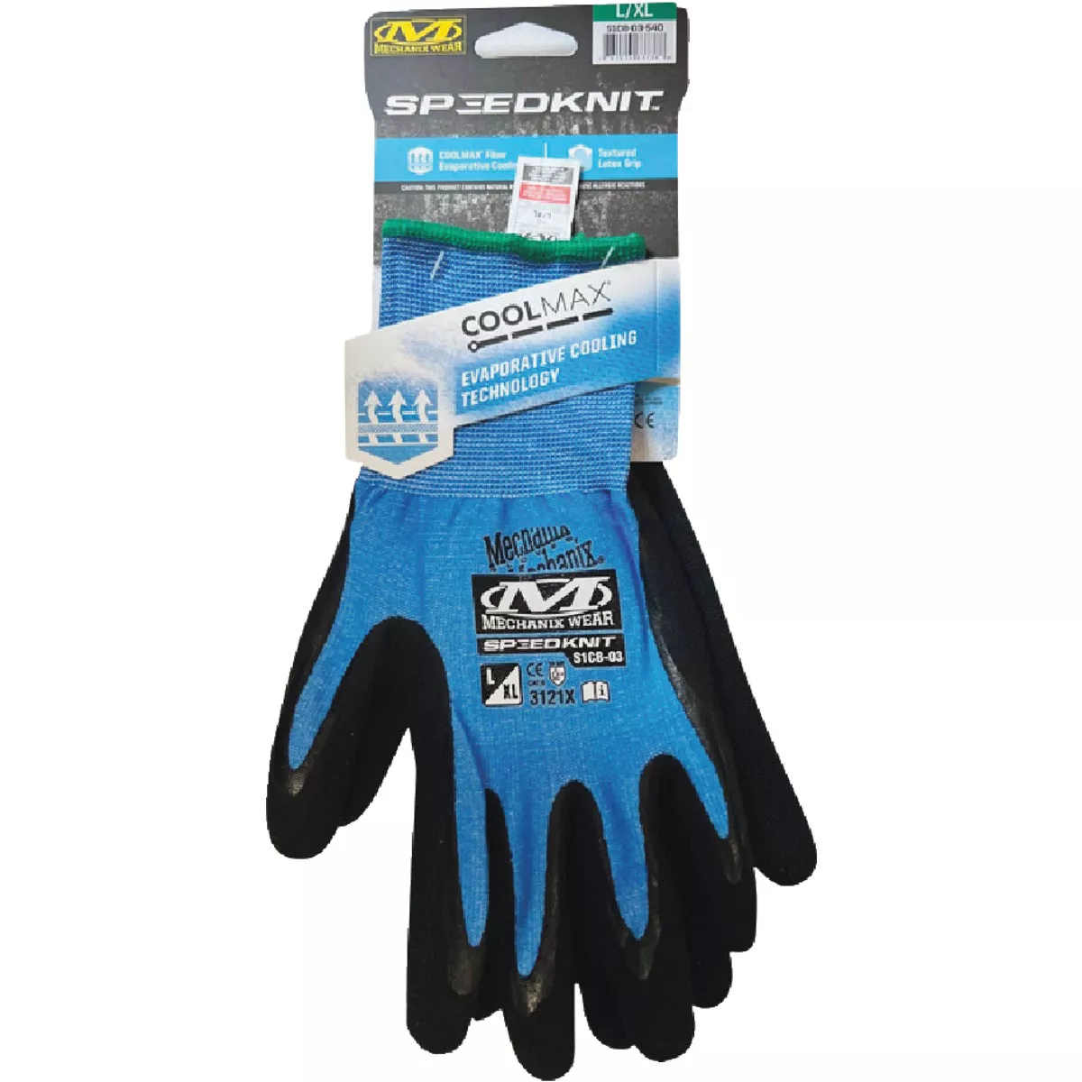 Mechanix Wear SpeedKnit CoolMax Men's Small/Medium Blue Work Glove - photo 4