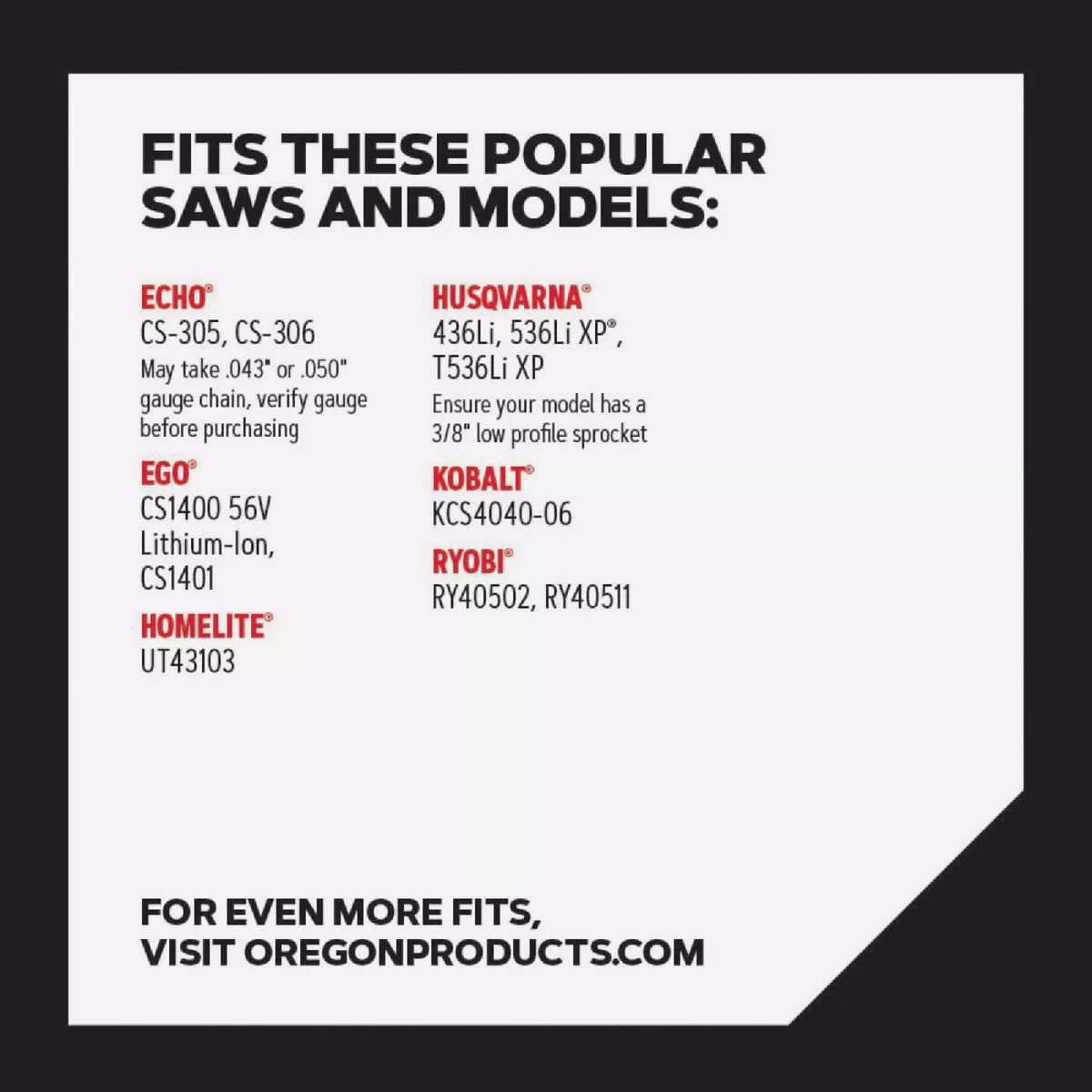 Oregon R52 AdvanceCut Chainsaw Chain for 14 In. Bar - 52 Drive Links - Fits Echo, Makita, Husqvarna, Ryobi Poulan and more - photo 6