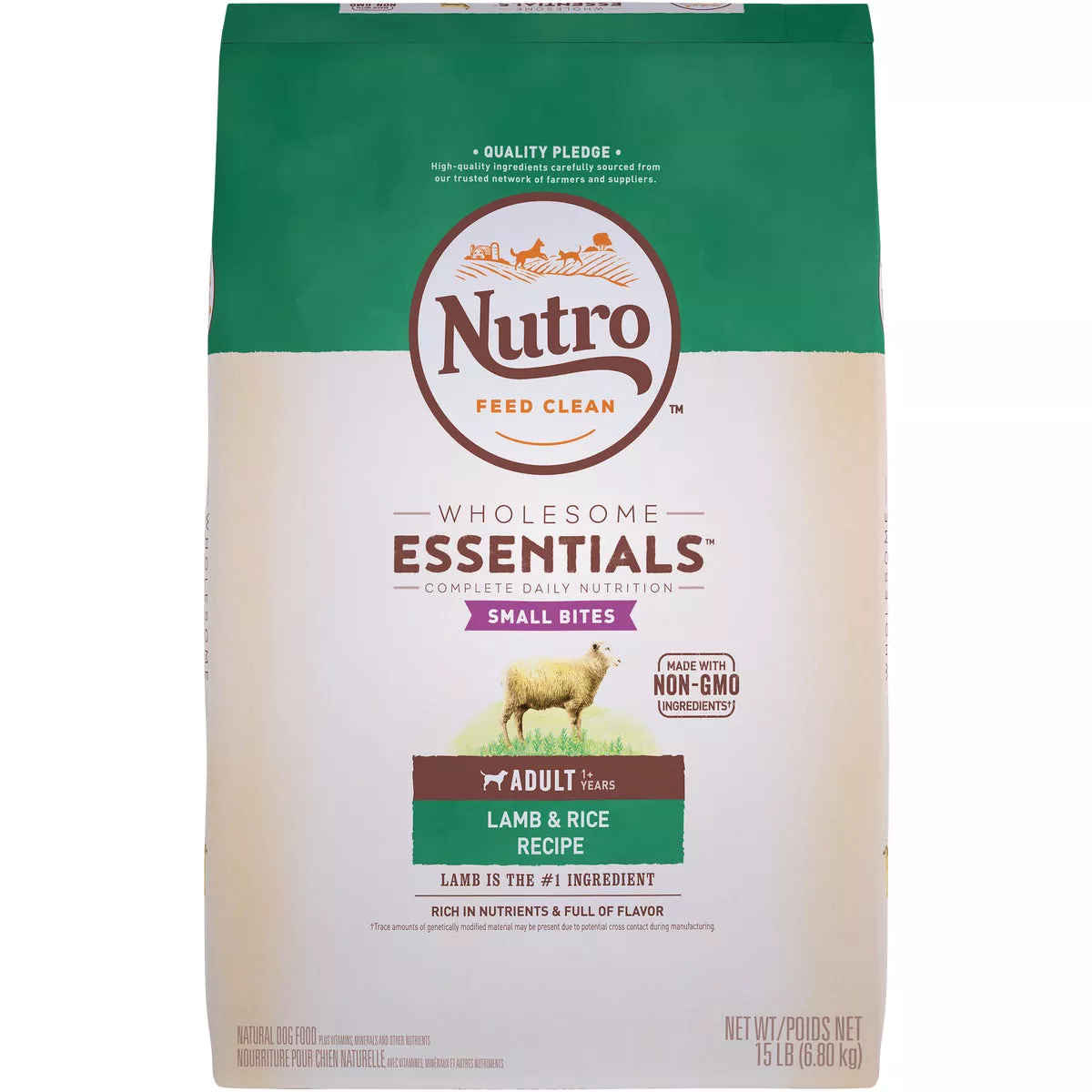 Nutro Wholesome Essentials Small Bite 12 Lb. Lamb & Rice Adult Dry Dog Food