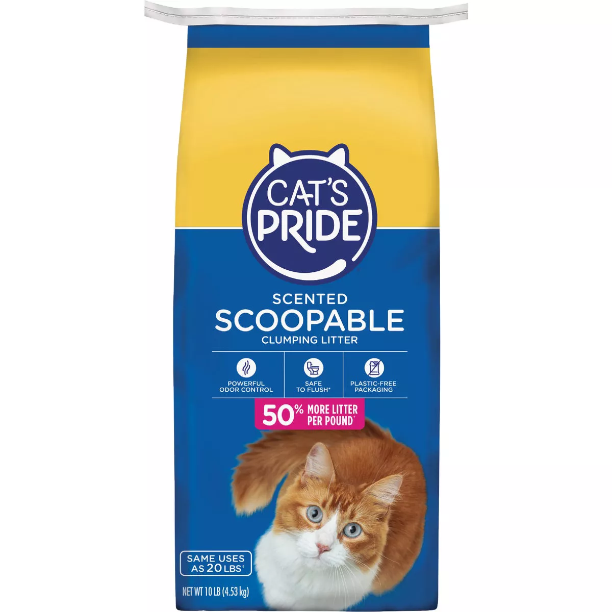 Cat's Pride 10 Lb. Scented Scoopable Cat Litter