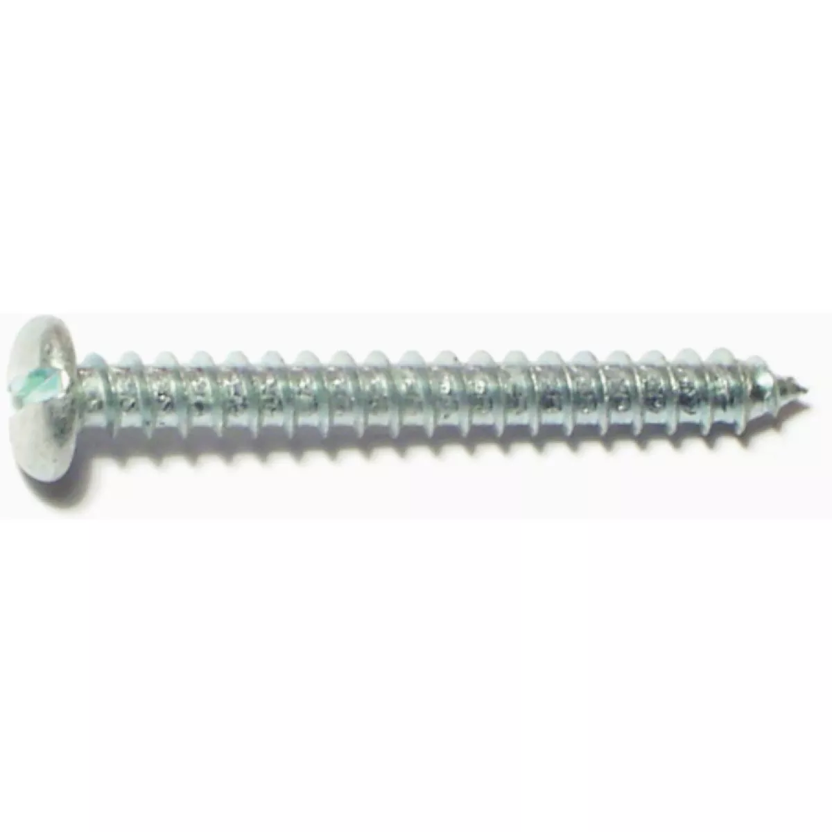 Midwest Fastener #14 x 2 In. Zinc Plated Steel Slotted Pan Head Sheet Metal Screws
