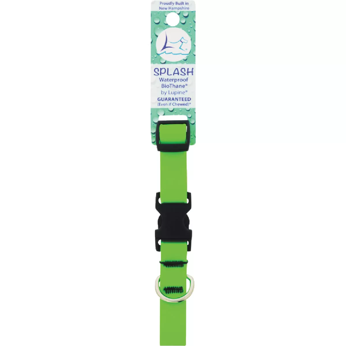 Lupine 3/4 In. Waterproof Neon Green 9 to 14 In. Adjustable Collar