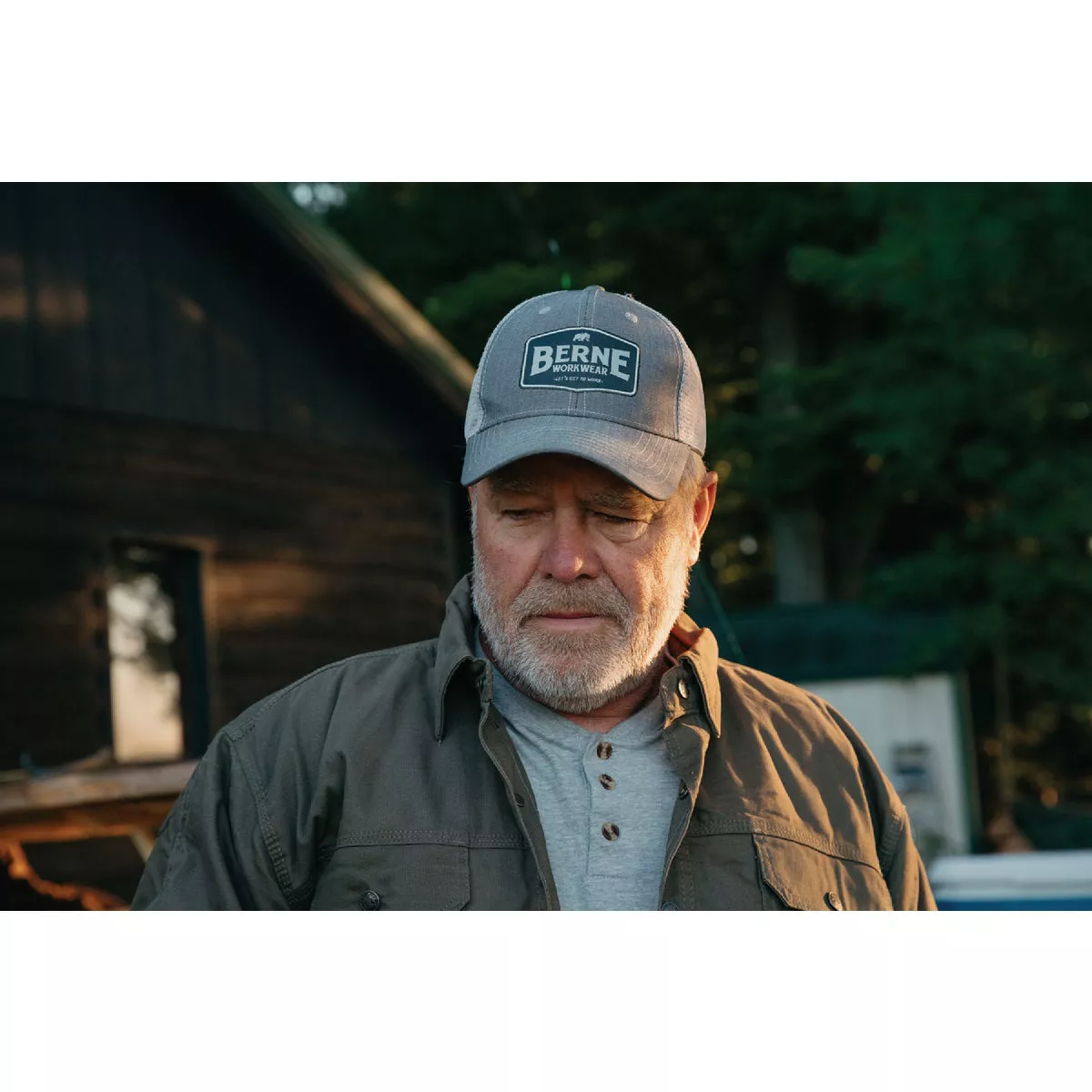 Berne Graphite Logo Trucker Cap - photo 6