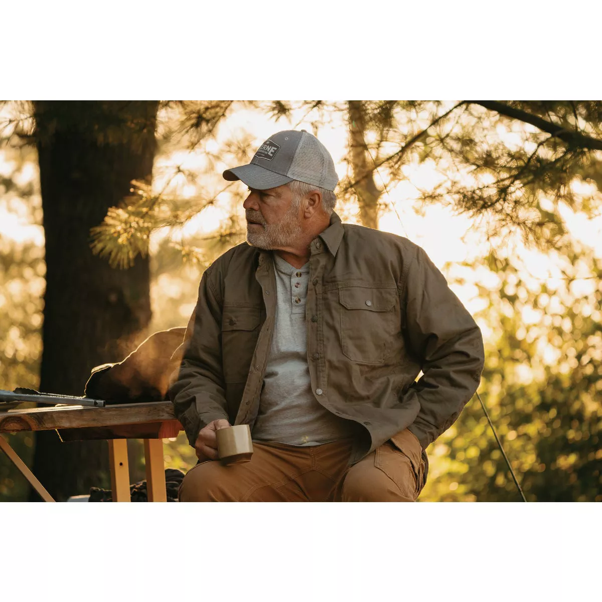 Berne Graphite Logo Trucker Cap - photo 2