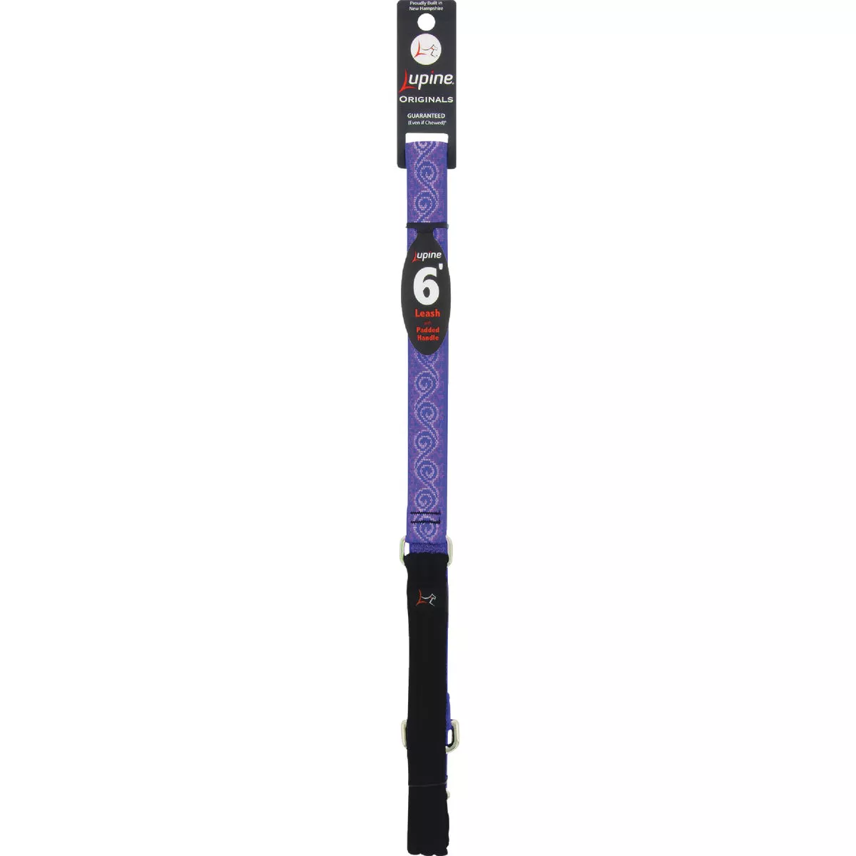 Lupine 1 In. x 6 Ft. Woven Pattern Jellyroll Dog Leash