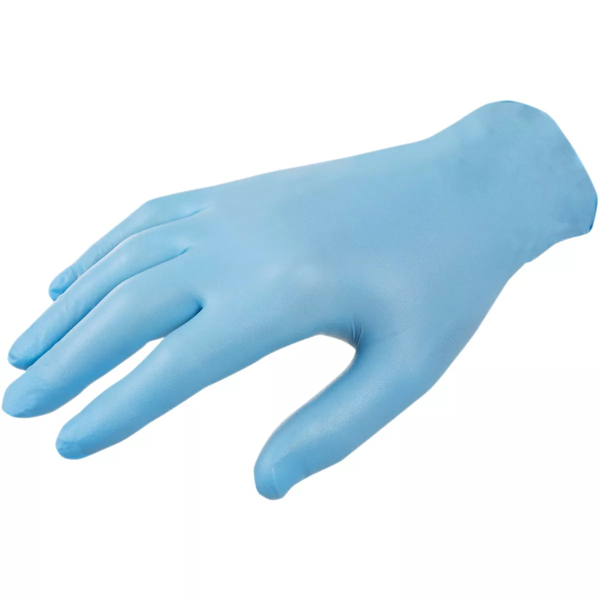 Large Blue Nitrile Disposable Gloves (100-Pack)