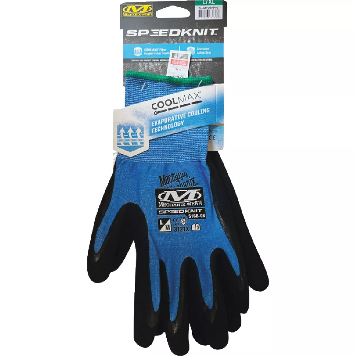 Mechanix Wear SpeedKnit CoolMax Men's Large/XL Blue Work Glove - photo 2