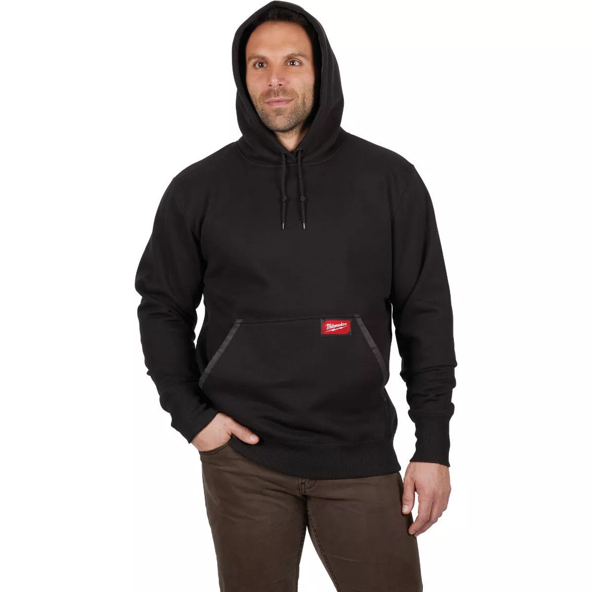 Milwaukee Medium Black Heavy-Duty Pullover Hooded Sweatshirt - photo 4