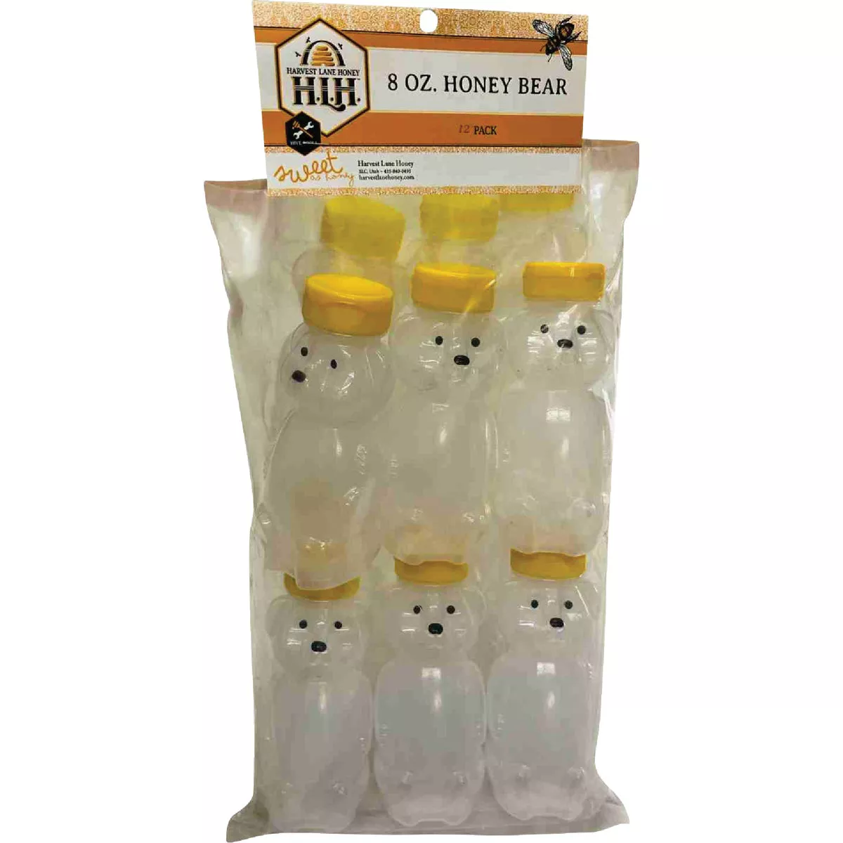 Harvest Lane Honey 8 Oz Plastic Honeybear Bottles (6-Pack) - photo 2