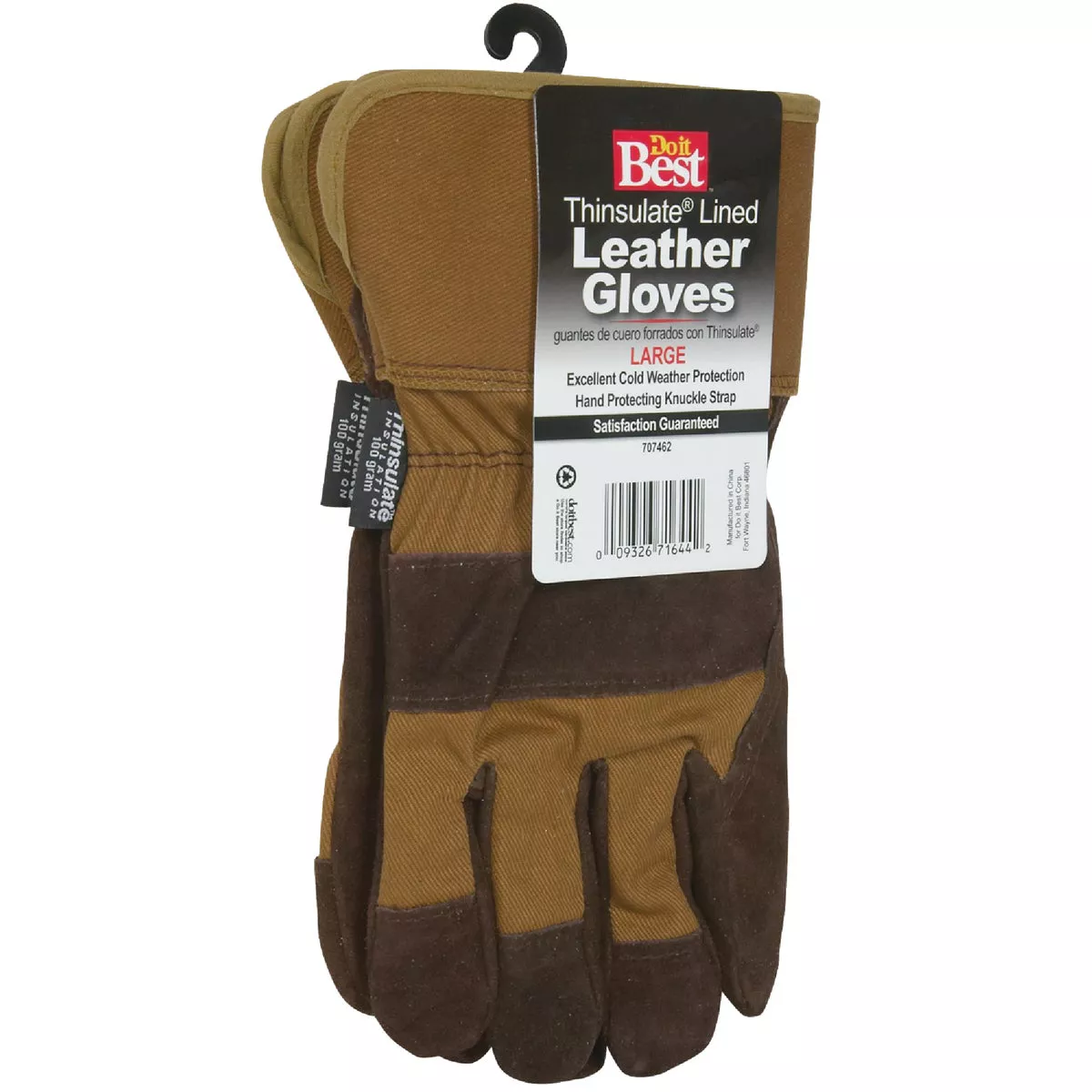 Do it Best Men's Medium Leather Winter Work Glove - photo 3