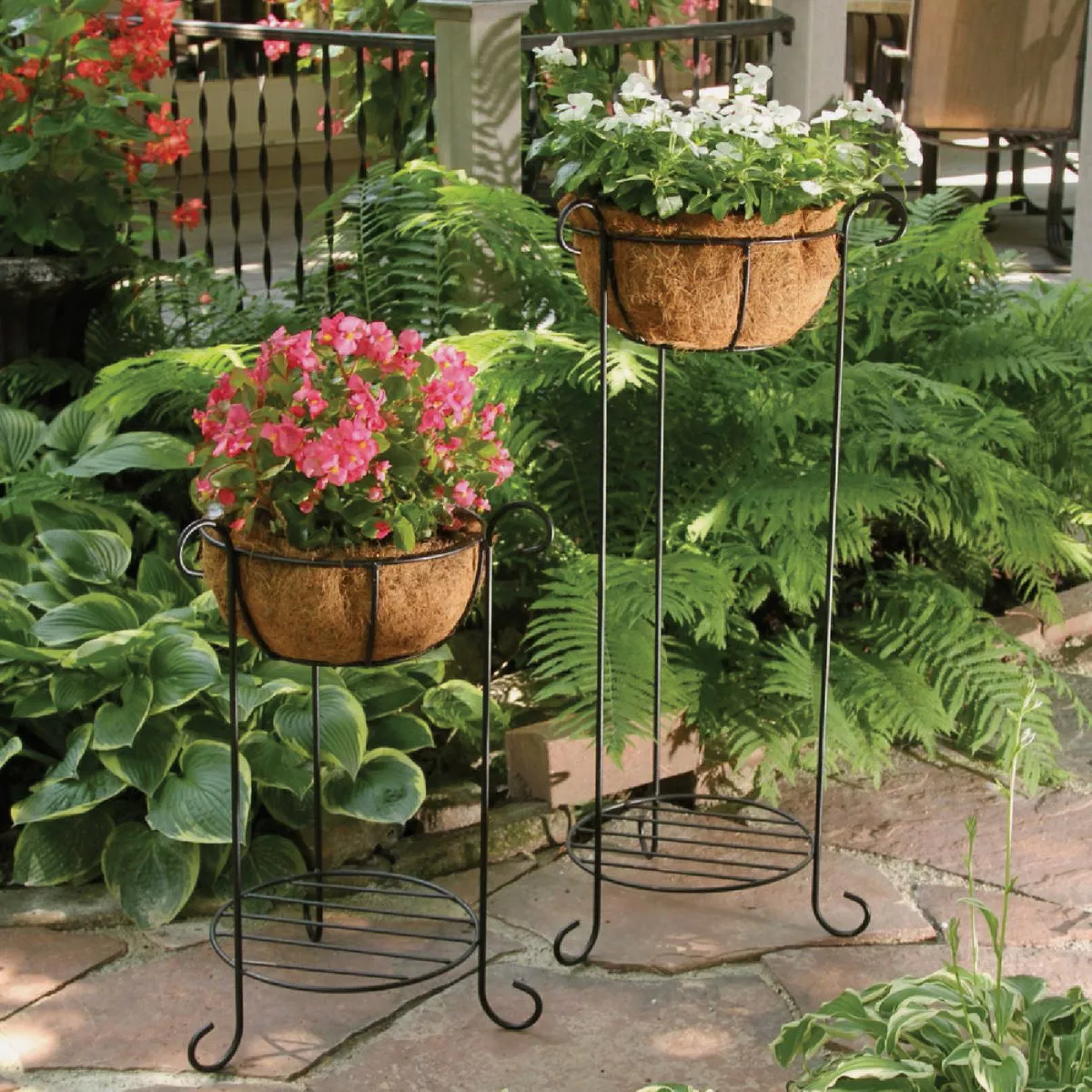 American Gardenworks 36 In. H. Black Powder Coated Steel Plant Stand - photo 2